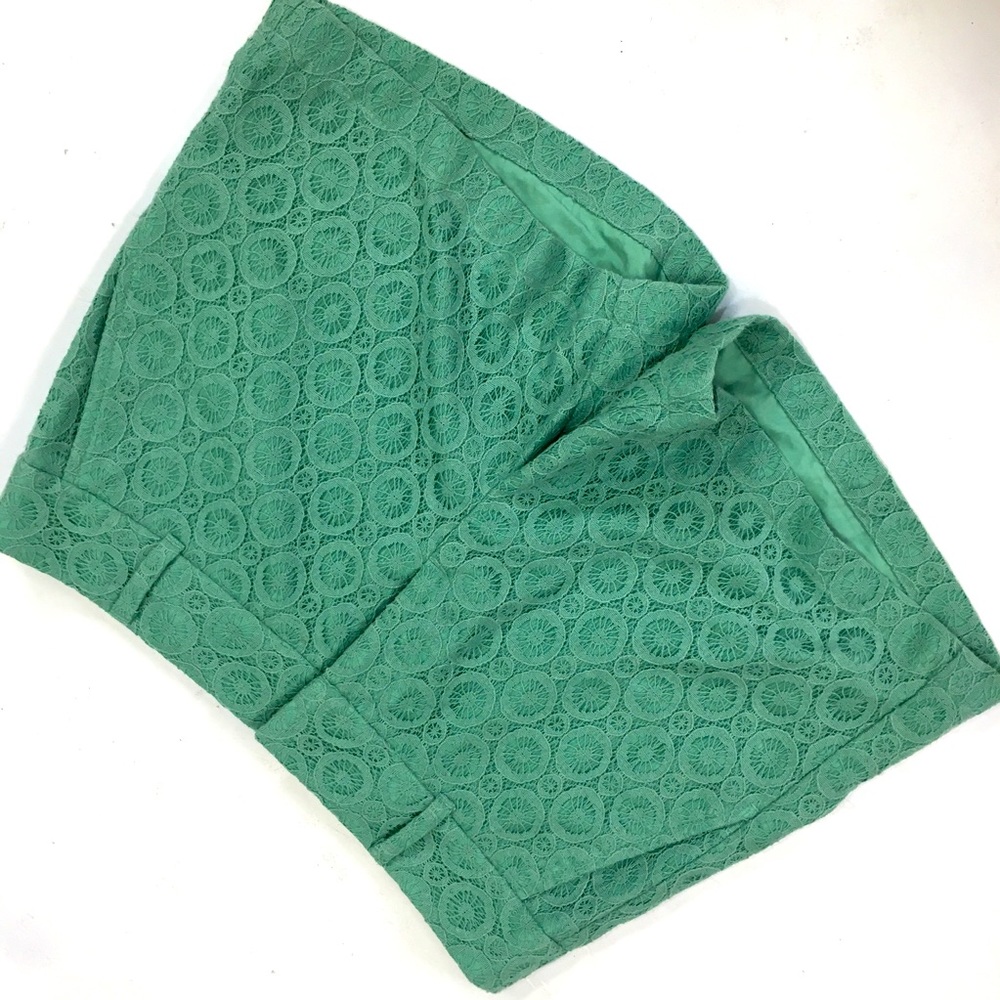 Loft Lace Mint Green Spring Shorts